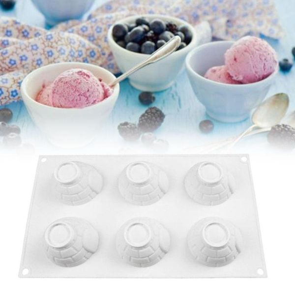 

baking & pastry tools 6 cavity igloo silicone cake mold chiffon accessories cream mousse for mousses ice w1g7