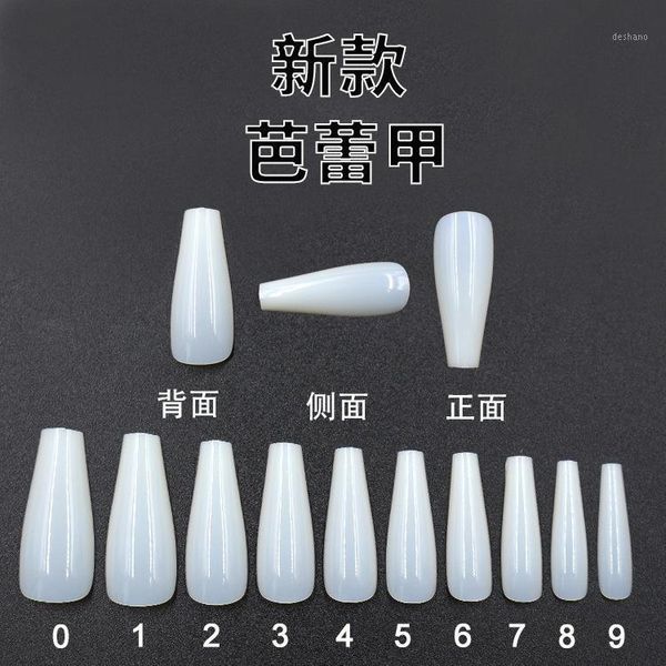 

flat head ballet nail gourd 500 pieces bag fake beauty piece selling ins press on nails1, Red;gold