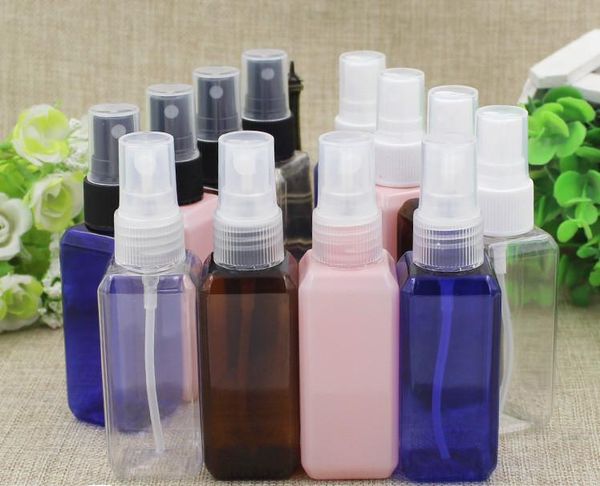

storage bottles & jars 10/20pcs 50ml colourful plastic portable perfume spray bottle empty refillable mist pump atomizer travel
