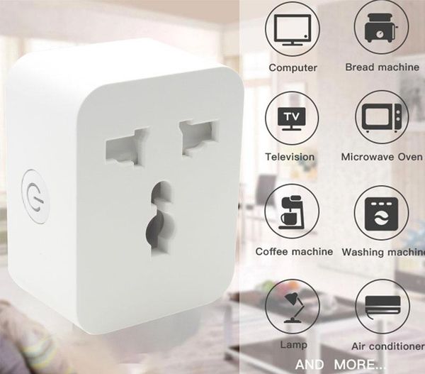 

smart power plugs tuya wifi socket with energy monitoring home 10/15a timing us plug works amazon alexa/google home/ifttt