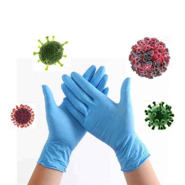 

disposable gloves 100pcs transparent pvc plastic dishwashing bbq cooking kitchen bathroom household cleaning