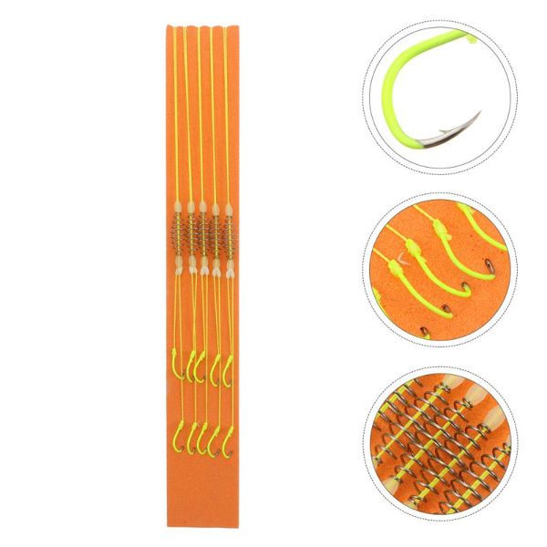 

5pcs carbon steel fluorescent fishhook durable fishing supplies hook hooks