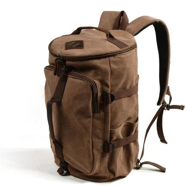 

backpack multifunction men bag large capacity travel backpacks casual canvas portable hand-held shoulder bags bolsa school