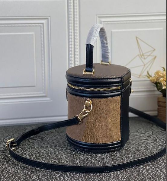 

designer cannes bags totes handbags women with lock drum cylinder bag shoulder crossbody tote genuine leather monograms luxurys vuttons wall