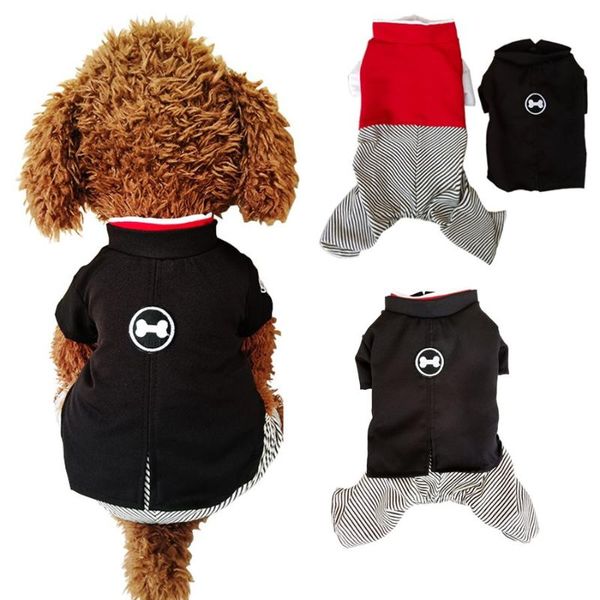 Abbigliamento per cani Cappotto per animali domestici Kimono in cotone Set in due pezzi Giacca tuta Vestiti per cuccioli Per abbigliamento per gatti di piccola taglia Prodotto XS-XL