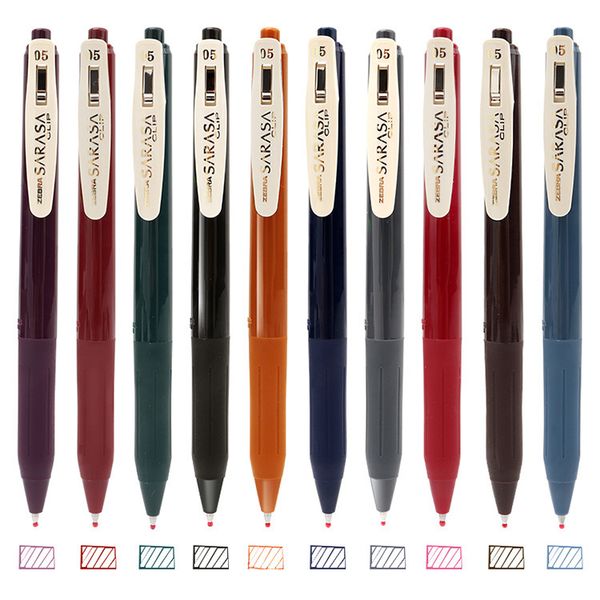 

zebra japan neutral pen jj15 color water sarasa push 0.5mm