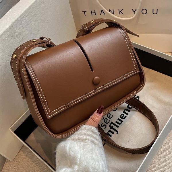 

evening bags retro solid color underarm crossbody 2021 pu leather women fashion shoulder handbags and purses