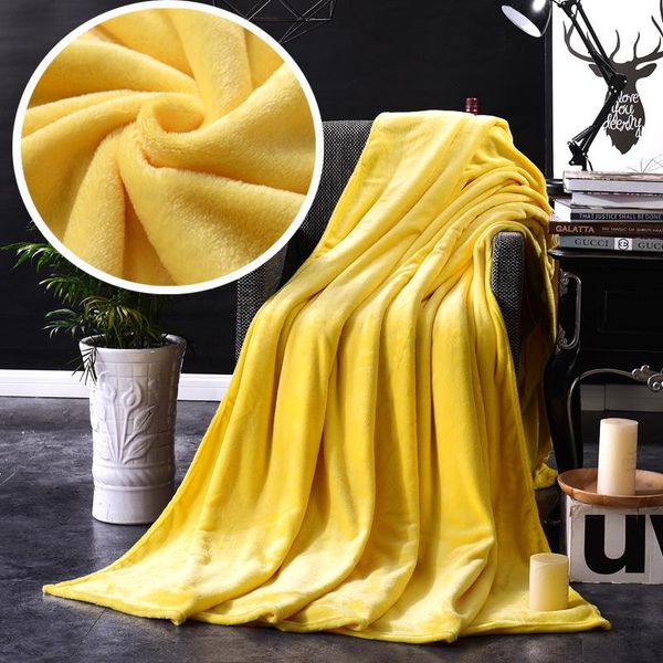 

blankets spring and summer flannel bed blanket fleece for throw on sofa/bed/ travel patchwork solid color bedsprea