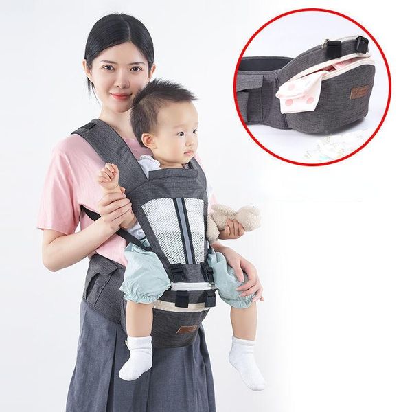 

carriers, slings & backpacks born baby carrier kangaroo toddler sling wrap portable infant hipseat soft breathable adjustable hip seat 0-36