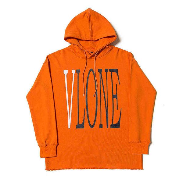 

orange life big v sweater tide brand hip hop loose men's and women's hoodie, Black