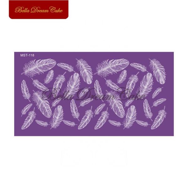 

cake tools peacock feather design stencil fondant wedding mold mesh stencils mould decorating tool bakeware