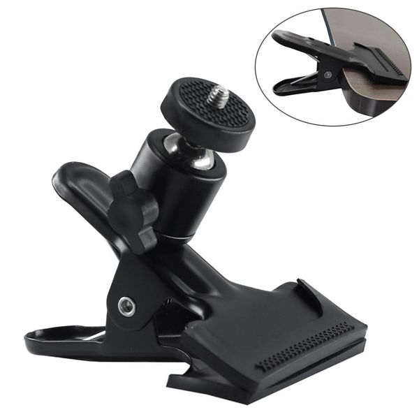 Camera Holding Mounting Multi-Function Clip Clamp держатель крепления со стандартным винтом 1/4 подходит для стойки GoPro Flash