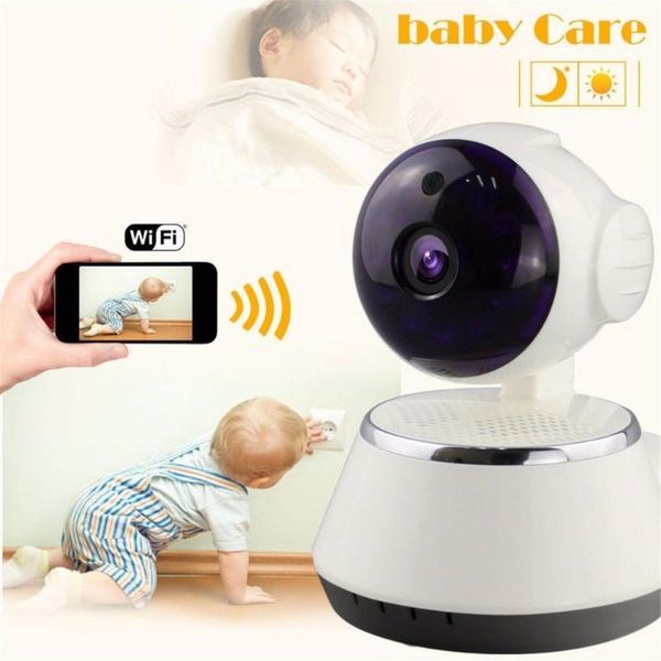 

cameras wireless ip camera wifi 720p cctv home security cam micro sd slot support microphone & p2p app abs plastic