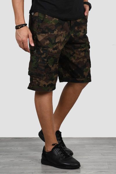 

deepsea male coffee-black short cotton shorts camouflage cargo pants slim fit hunting summer casual for 2012014 men's, White;black