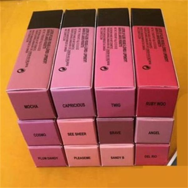 

Dropshipping high quality makeup matte lipstic epacket free ship 12 color new make up lips lustre lip gloss liquid lipstick 4.5g, Rose red