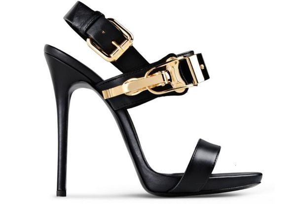 

lonelinecc fashions genuine shoes strap braces thin women's sandals, Black