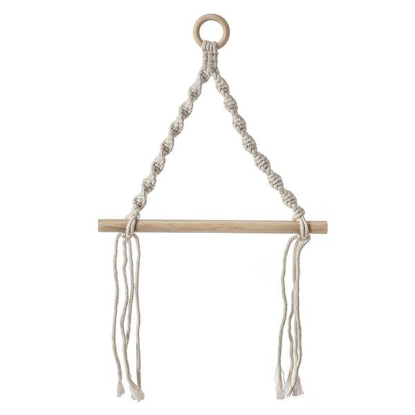 

toilet paper holders nordic wall hangs wooden stick bedroom sitting room adornment to braid by hand home decoration towel holder