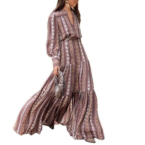 

ethnic clothing 2022 polyester spring summer long maxi dress ladies african elegant dashiki print dresses for women robe africa, Red