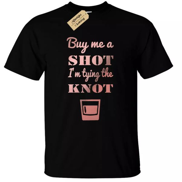 

buy me a si 'm tied the knot t-shirt funny party single man, White;black