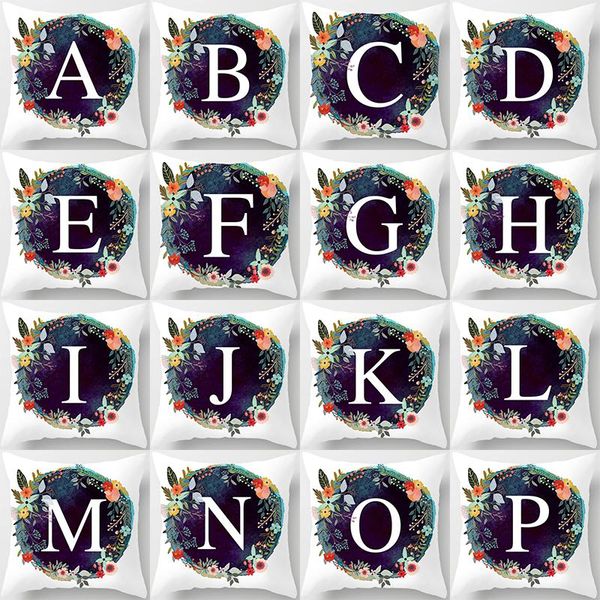 

cushion/decorative pillow explosive cushion cover 26 black letter peach skin sofa household goods customized one drop delivery