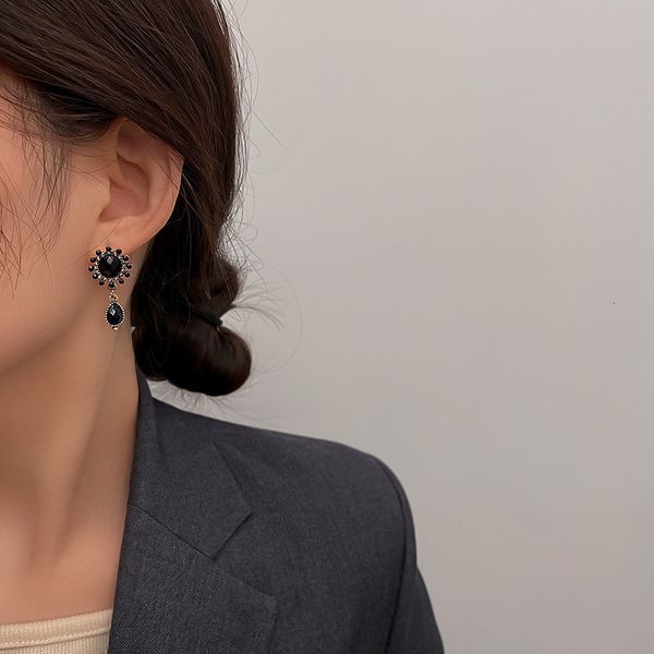 

925 silver needle oval earrings fashion versatile temperament net red earrings