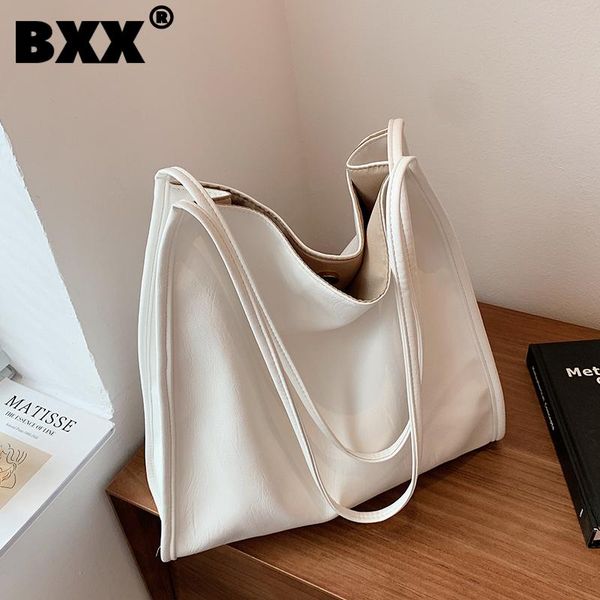 

evening bags [bxx] simple solid color pu leather for women 2021 summer shoulder bag handbags trending luxury hand hu538