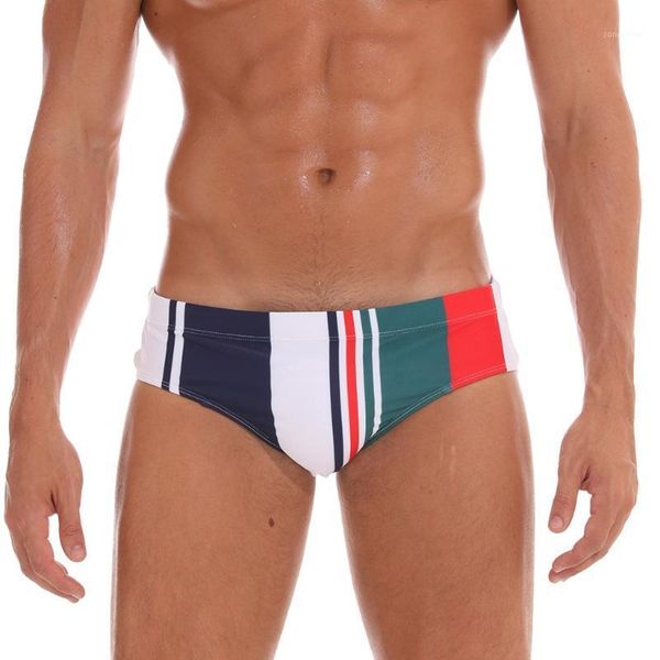 

two colors men's swimsuit 2021 for home and beach fashion men breathable trunks pants print running swimming underwear c4 swimwear