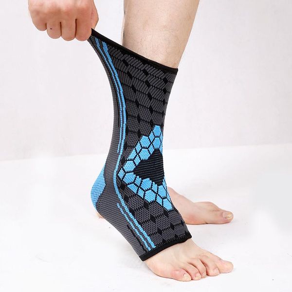 

men women knitted ankle protector sport running cycling guard fitness foot protective cover for kids wholesales support, Blue;black