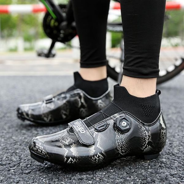 

men high-mtb cycling shoes winter road bike sneakers sapatilha ciclismo women professional self-locking bicycle shoe size 47 footwear, Black