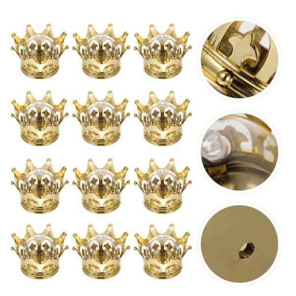 

set 12 pcs crown storage boxes wedding candy hollow gift wrap