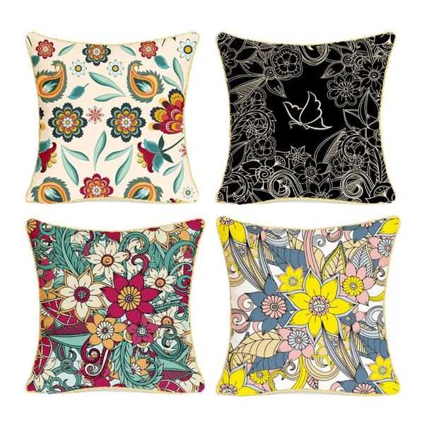 

pillow case soft suede cover solid color throw - 45x45cm