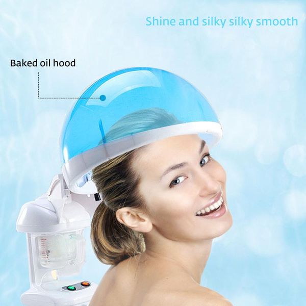 

portable personal table face hair mini facial steamer salon machine shower caps