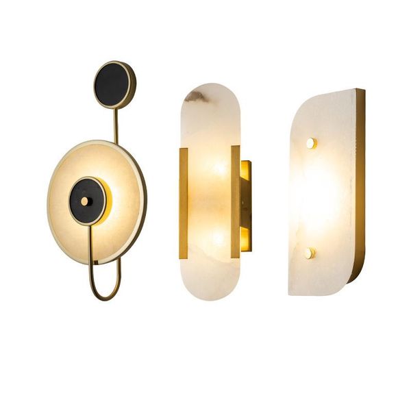 

wall lamp blue light crystal bedroom nordic decoration home iron led aisle bedside monkey espelho