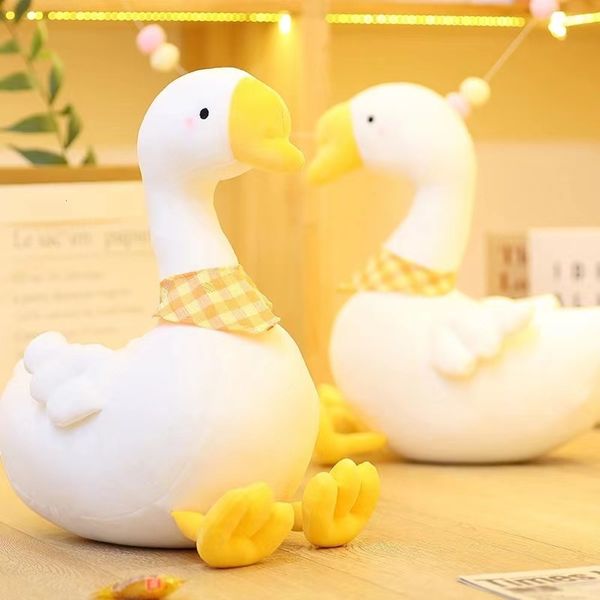 

creative goose doll swan plush doll super soft pp cotton filling, Blue