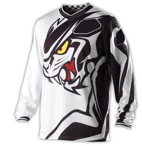

summer mountain bike cycling jersey motocross round neck long sleeve t-shirt