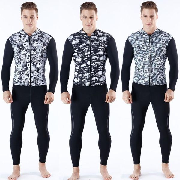 

one-piece suits diving clothes 3mm men's individualized for cold and warm protection