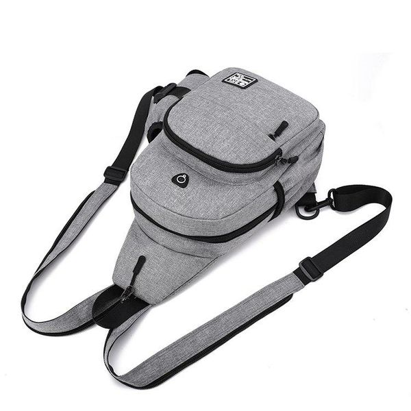 

backpack h5172 - leisure multi-function trend solid color large capacity