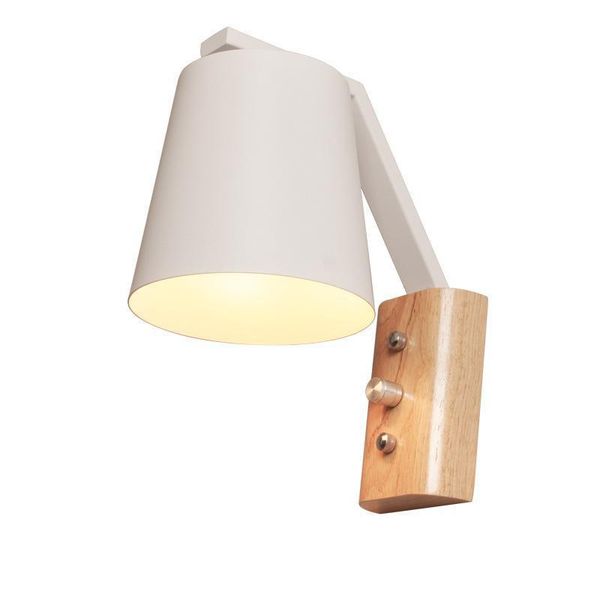 

wall lamp modern minimalist wooden bedside led bedroom living room loft appliques luminaires murales light up down