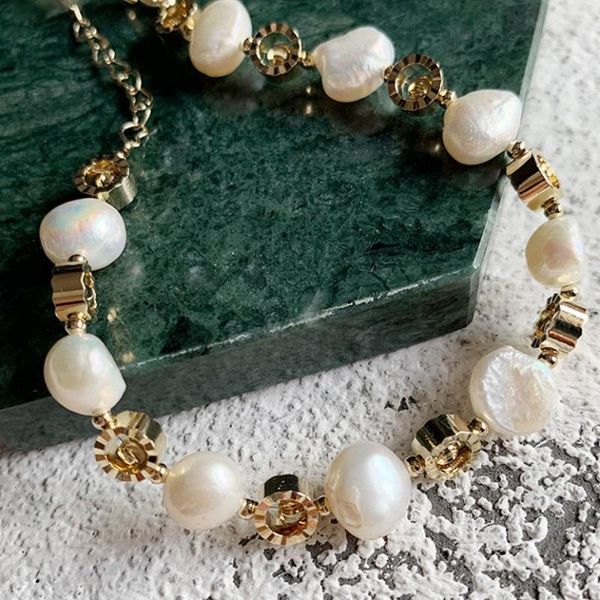 

beaded, strands simple temperament sen ties pearl hand chain female, Black