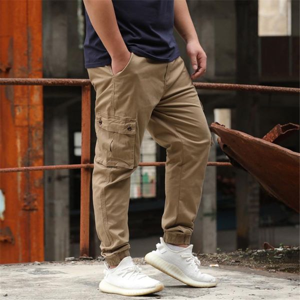 

cargo pants military tactical men work pantalones combat swat clothes camo overalls casual trouser#g5 men's, Black