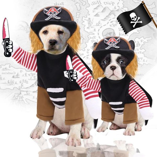

dog apparel pirate costume for halloween cloths dogs medium large suit dressing up party pet supplies