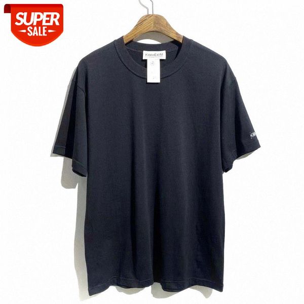 

kimhekimÂ· three-dimensional printed logo men's cotton loose short-sleeved t-shirt #cw51, White;black