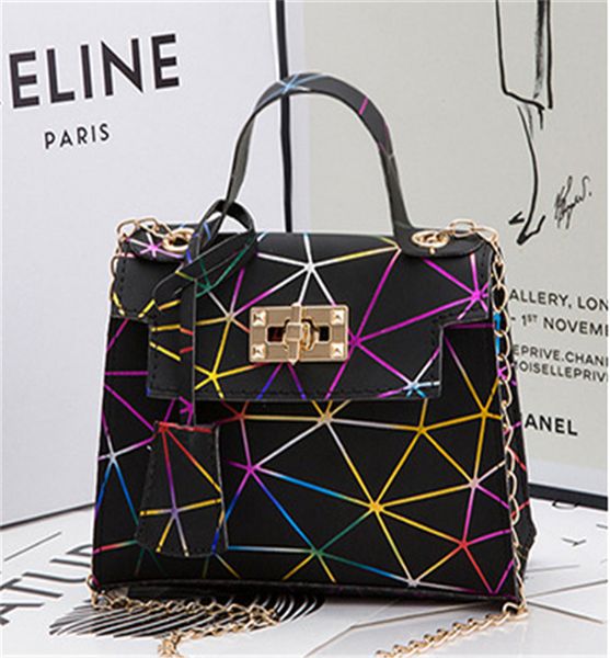 

bags Designers Handbag Luxuryshandbags High Quality Ladies Chain Soulder Patent Leather Diamond Luxurys Evening Cross bodyBag ,mgvagh, Sky blue