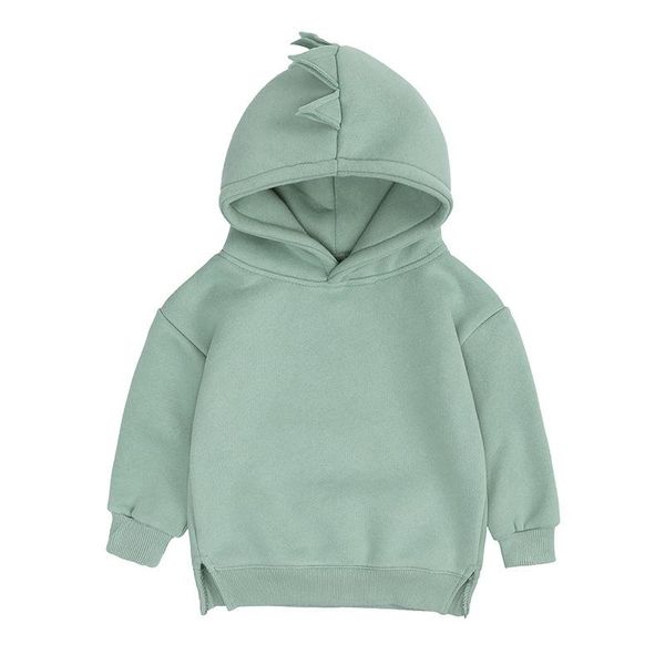 

hoodies & sweatshirts 2021 kids girls boy sweatshirt autumn spring fleece ear clothes solid infant baby pink pullover children clothing, Black