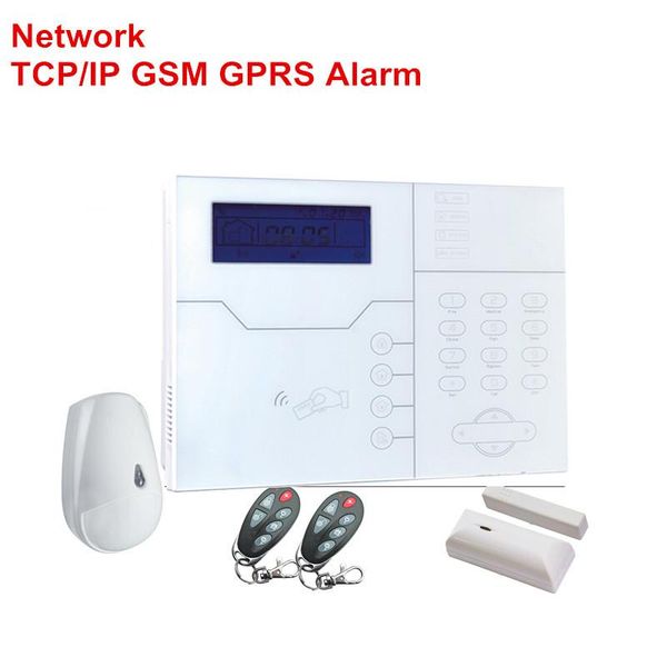 

touch screen panel webie control wireless gsm alarm rj45 ethernet tcp ip system with french voice prompt 32 zone systems