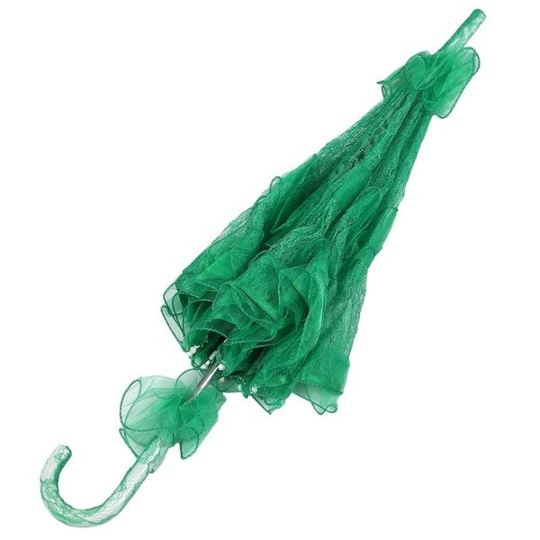 

umbrellas lace parasol wedding flower bride umbrella green