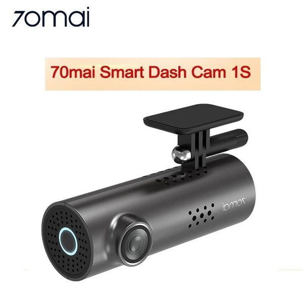 

webcams 70mai dash cam car 1s dvr app 1080p hd night vision camera recorder wifi