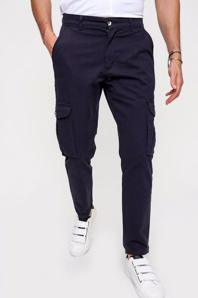 

men's pants cotton hand pockets sports cargo season summer spring 6 casual mold male bottom clothing, Black