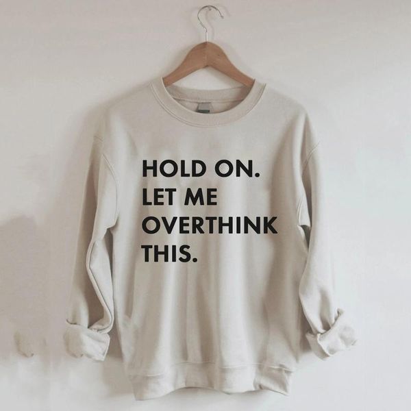 

women's hoodies & sweatshirts autumn basic sweatshirt for casual round neck long sleeve letter print female loose all-match mujer#g4, Black