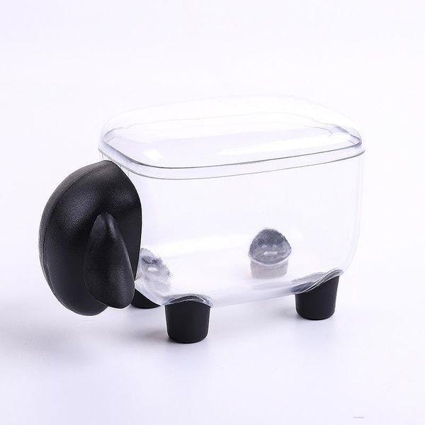 

storage bottles & jars baby elephant with lid cotton box transparent deskswab small sheep tape clip things sorting